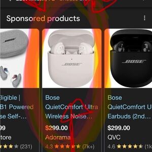 Bose QuietComfort Ultra Noise Cancelling Earbuds - White